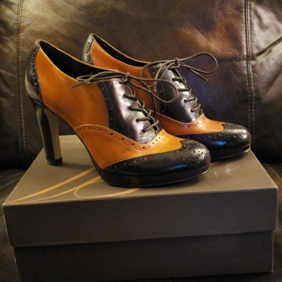 Enzo Angiolini Shoes - Enzo Angiolini Saddle Shoe Heels Size 7